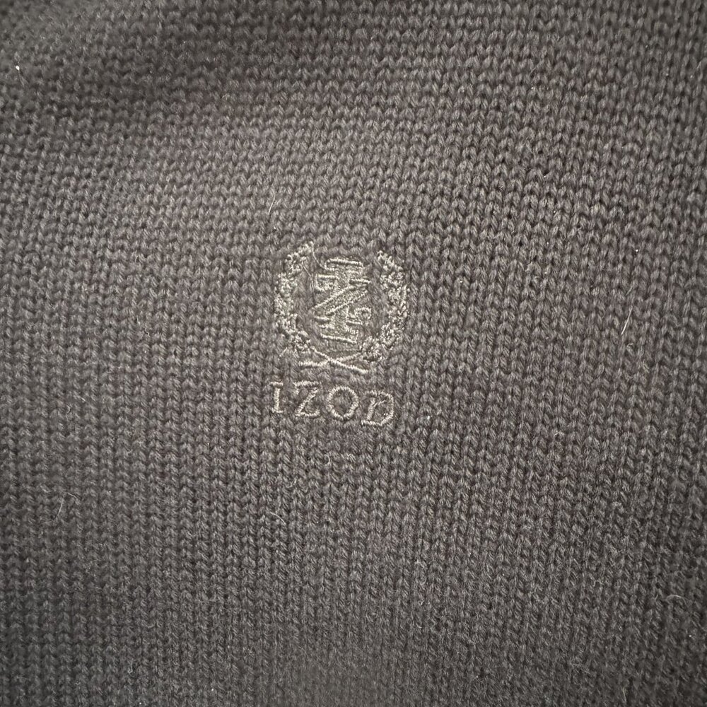IZOD Zip Up Sweater Medium image 2